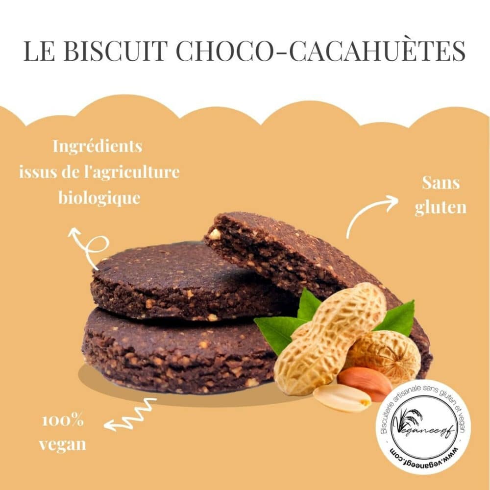 Sablés choco-cacahuètes Bio