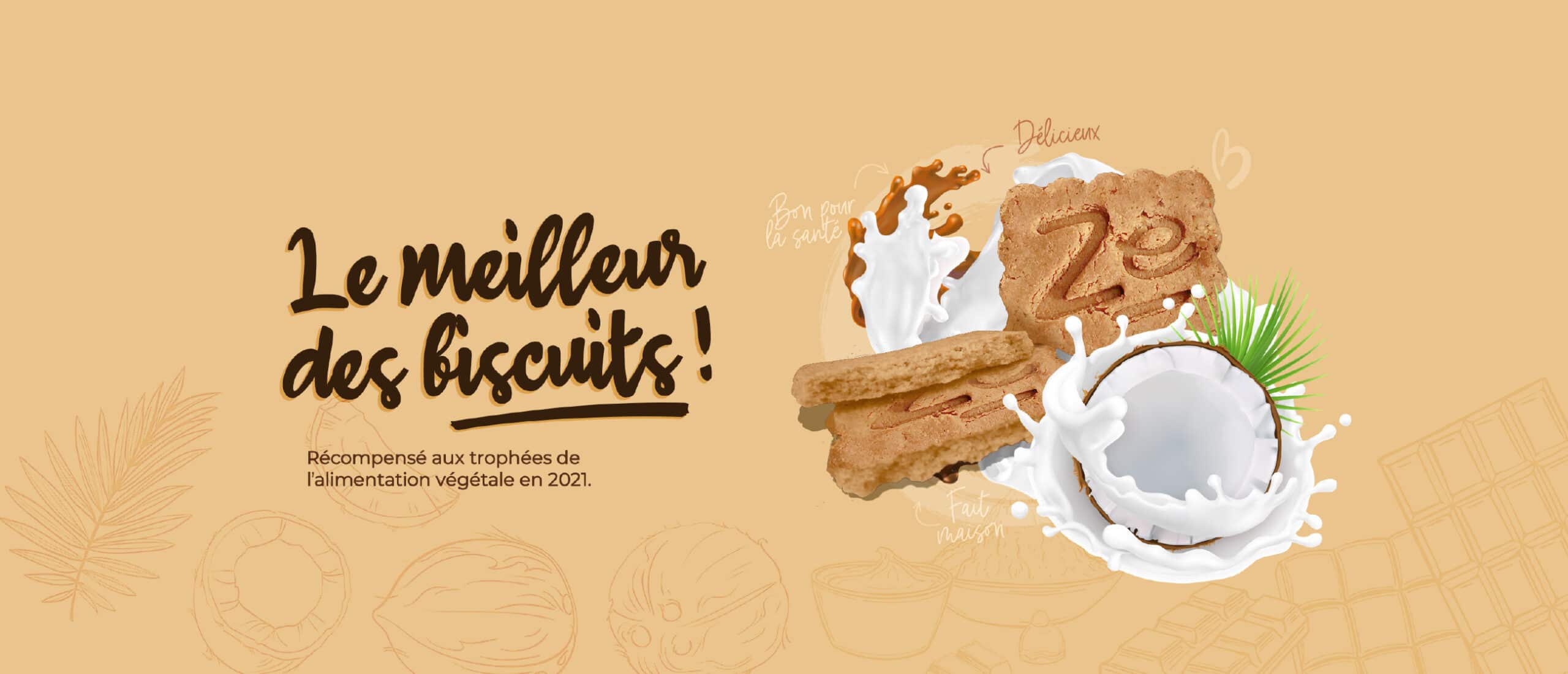 Ze Biscuit biscuit végétal non raffine naturel haute savoie